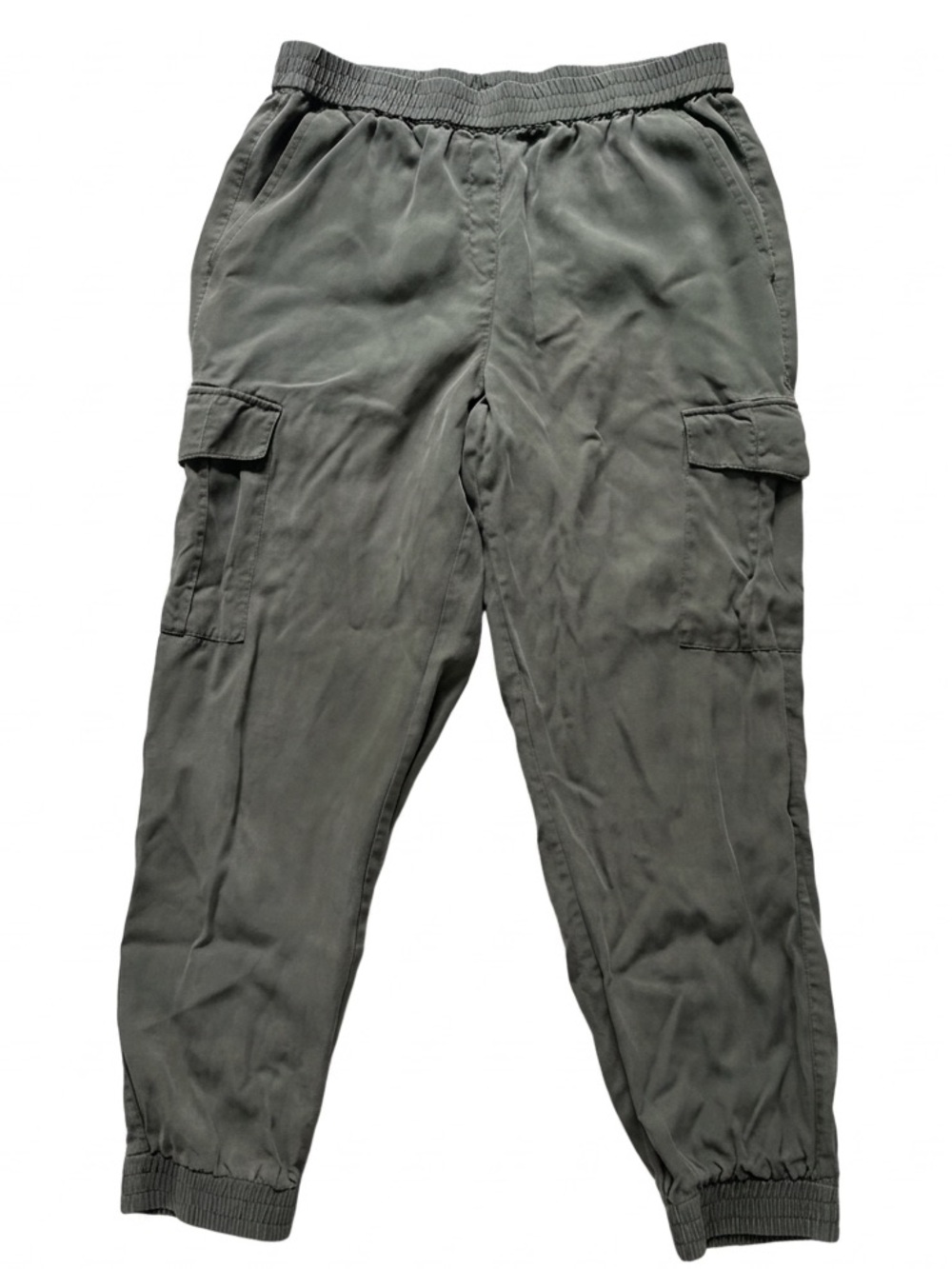 BCBGMaxAzria Olive Green Cargo Jogger Pants Women’s Size Medium